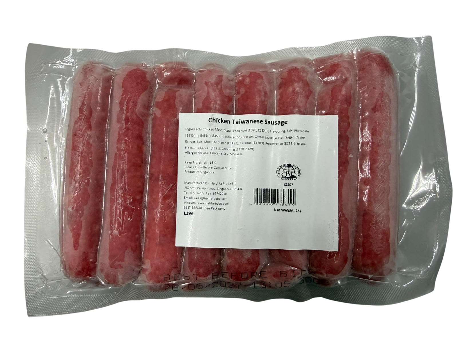 Chicken Taiwan Sausage 5" (鸡肉台湾香肠)